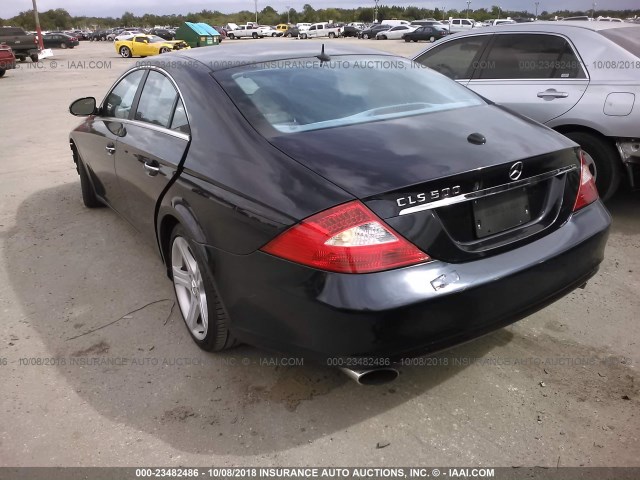 WDDDJ75X16A060780 - 2006 MERCEDES-BENZ CLS 500C BLUE photo 3