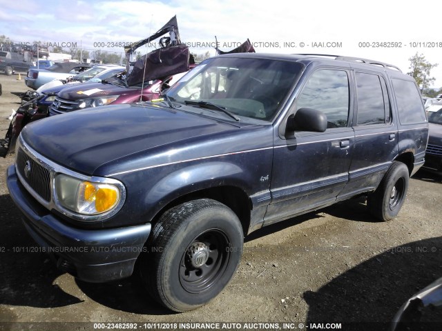 4M2ZU54E8XUJ29700 - 1999 MERCURY MOUNTAINEER  Dark Blue photo 2