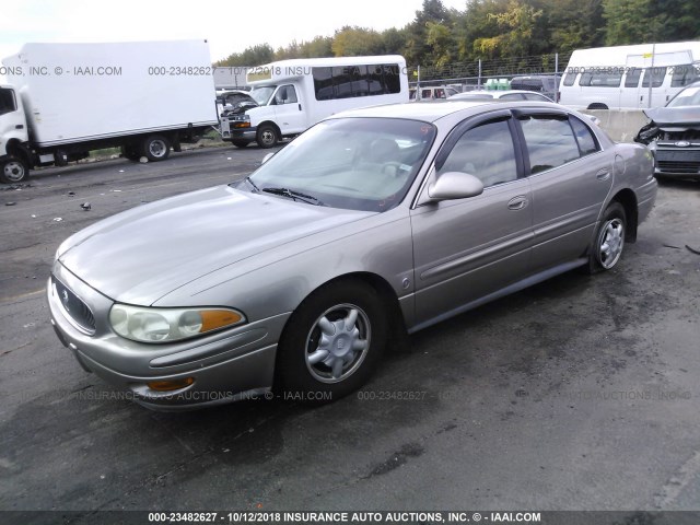 1G4HR54KX1U104454 - 2001 BUICK LESABRE LIMITED GOLD photo 2