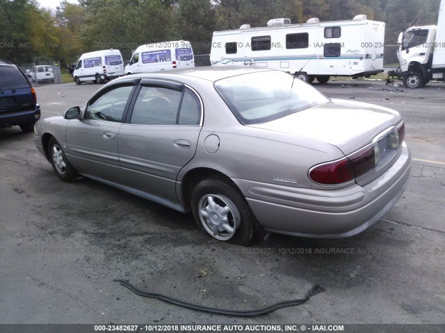 1G4HR54KX1U104454 - 2001 BUICK LESABRE LIMITED GOLD photo 3