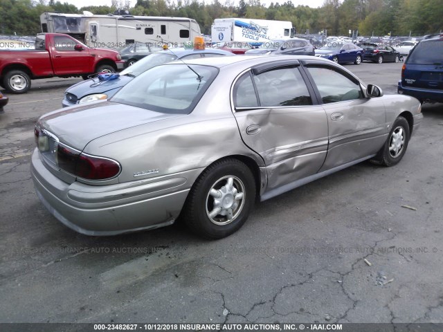 1G4HR54KX1U104454 - 2001 BUICK LESABRE LIMITED GOLD photo 4