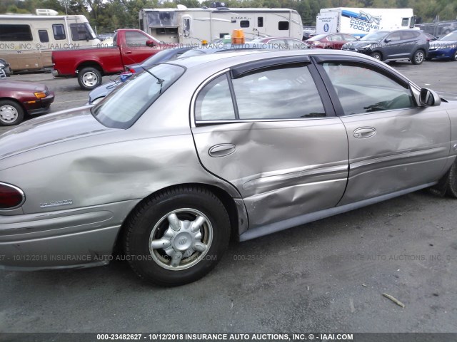 1G4HR54KX1U104454 - 2001 BUICK LESABRE LIMITED GOLD photo 6