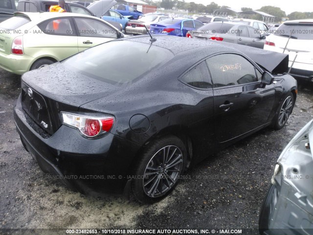 JF1ZNAA19D2723223 - 2013 TOYOTA SCION FR-S BLACK photo 4