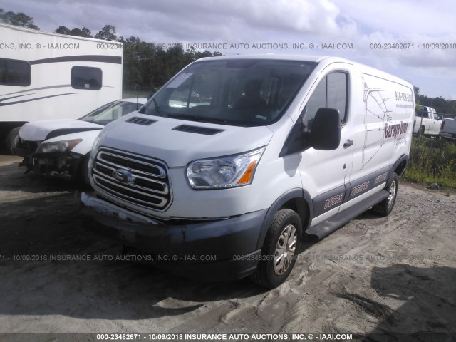 1FTNR1ZM3FKA89213 - 2015 FORD TRANSIT T-250 WHITE photo 2