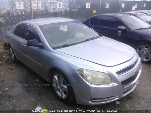1G1ZB5EB4AF208608 - 2010 CHEVROLET MALIBU LS 银色 照片 1