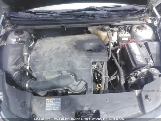 1G1ZB5EB4AF208608 - 2010 CHEVROLET MALIBU LS 银色 照片 10