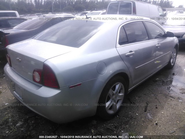 1G1ZB5EB4AF208608 - 2010 CHEVROLET MALIBU LS 银色 照片 6