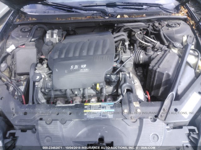 2G1WL16C369317769 - 2006 CHEVROLET MONTE CARLO SS შავი ფოტო 10