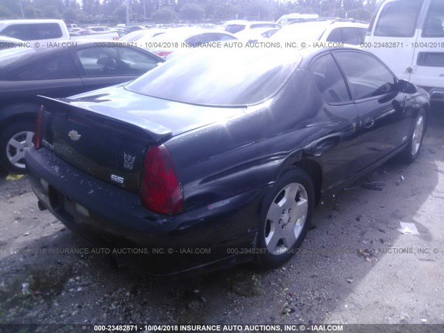 2G1WL16C369317769 - 2006 CHEVROLET MONTE CARLO SS შავი ფოტო 6