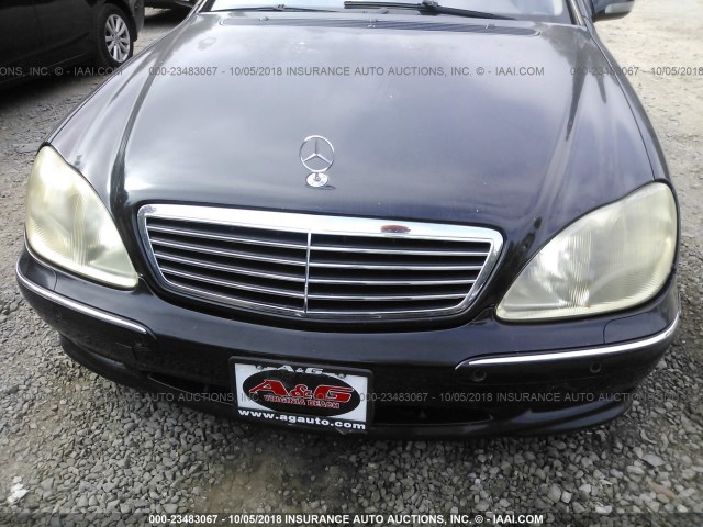 WDBNG73J52A282212 - 2002 MERCEDES-BENZ S 55 AMG BLACK photo 6