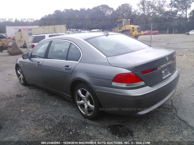 WBAGN63473DR16377 - 2003 BMW 745 LI SILVER photo 3