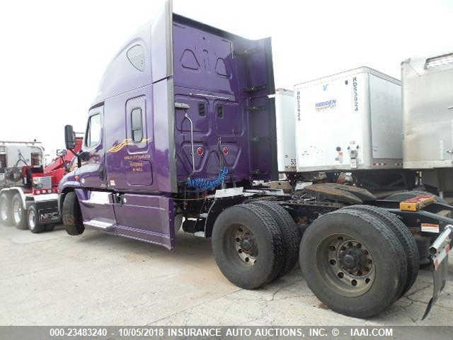 3AKJGLDR3ESFL4349 - 2014 FREIGHTLINER CASCADIA 125  PURPLE photo 3