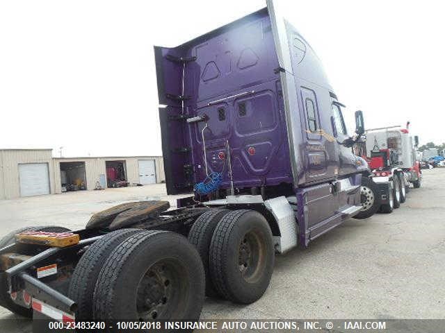 3AKJGLDR3ESFL4349 - 2014 FREIGHTLINER CASCADIA 125  PURPLE photo 4