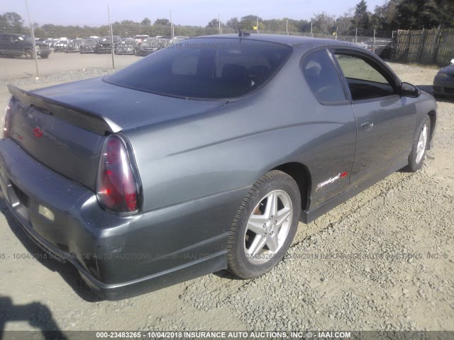 2G1WZ121659320036 - 2005 CHEVROLET MONTE CARLO SS SUPERCHARGED ნაცრისფერი ფოტო 4