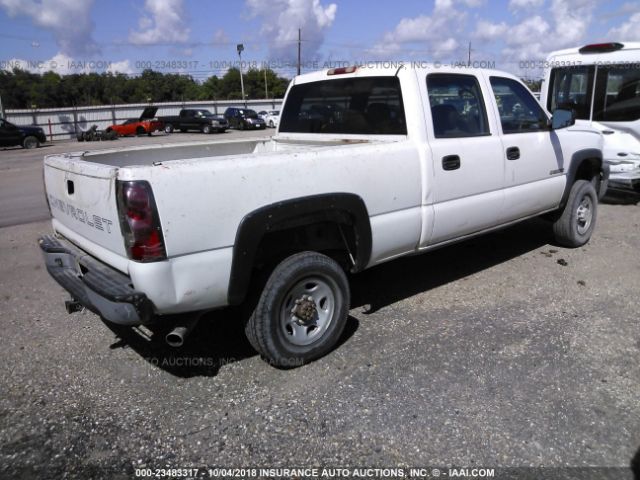 1GCHCZ3U56F145982 - 2006 CHEVROLET SILVERADO C2500 HEAVY DUTY WHITE photo 4