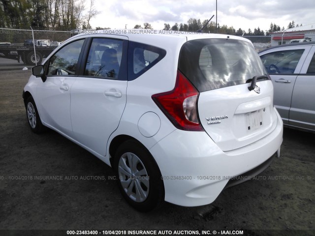 3N1CE2CPXHL372756 - 2017 NISSAN VERSA NOTE S/S PLUS/SV/SL/SR WHITE photo 3