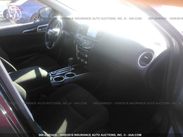 5N1AR2MM4EC712161 - 2014 NISSAN PATHFINDER S/SV/SL/PLATINUM GRAY photo 5