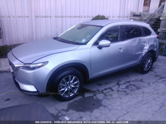 JM3TCBCY3J0225717 - 2018 MAZDA CX-9 TOURING SILVER photo 2