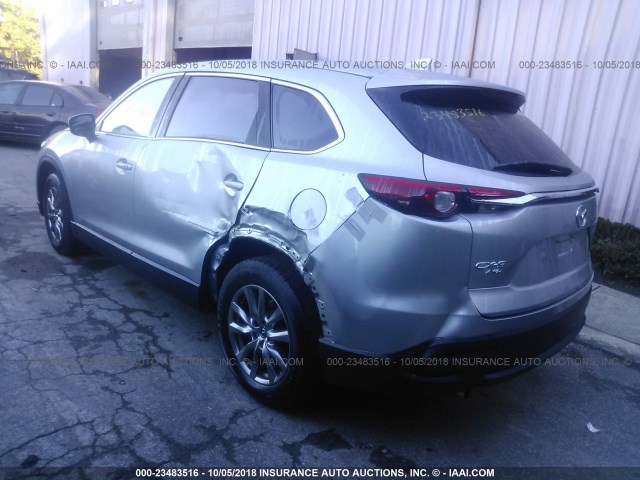 JM3TCBCY3J0225717 - 2018 MAZDA CX-9 TOURING SILVER photo 3