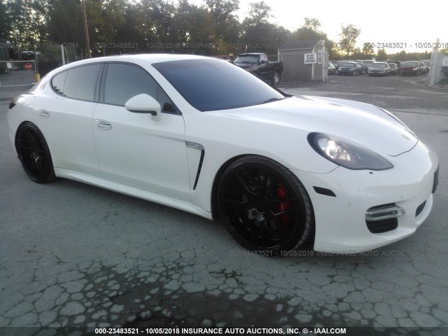 WP0AC2A71DL090461 - 2013 PORSCHE PANAMERA TURBO/TURBO 4 WHITE photo 1