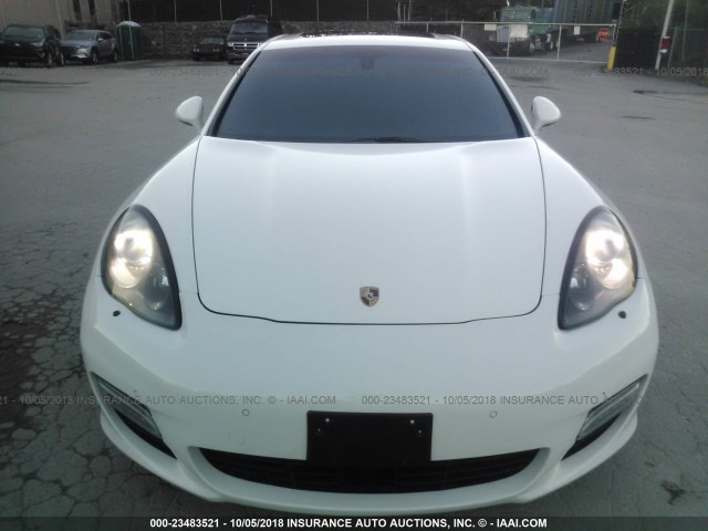 WP0AC2A71DL090461 - 2013 PORSCHE PANAMERA TURBO/TURBO 4 WHITE photo 6