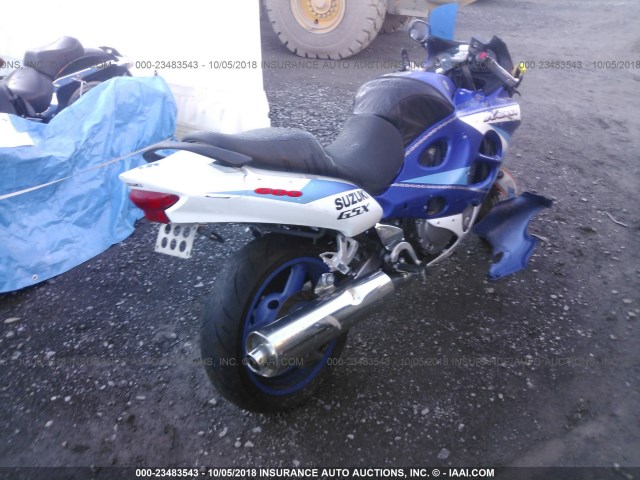 JS1GN79A152101350 - 2005 SUZUKI GSX600 F BLUE photo 4