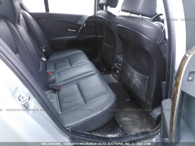 WBANF33596CS36552 - 2006 BMW 525 XI SILVER photo 8