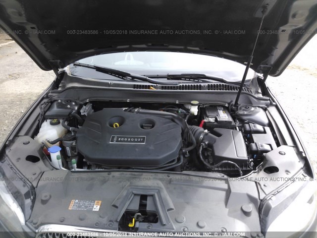 3LN6L5E92HR606297 - 2017 LINCOLN MKZ RESERVE ნაცრისფერი ფოტო 10