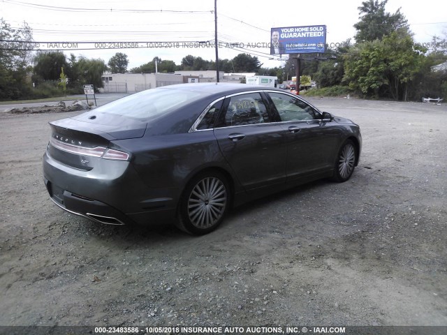3LN6L5E92HR606297 - 2017 LINCOLN MKZ RESERVE ნაცრისფერი ფოტო 4