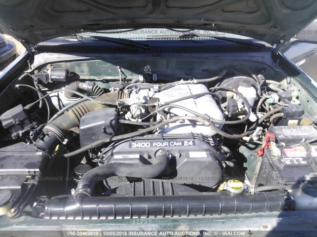 5TESN92NX1Z778265 - 2001 TOYOTA TACOMA XTRACAB PRERUNNER მწვანე ფოტო 10