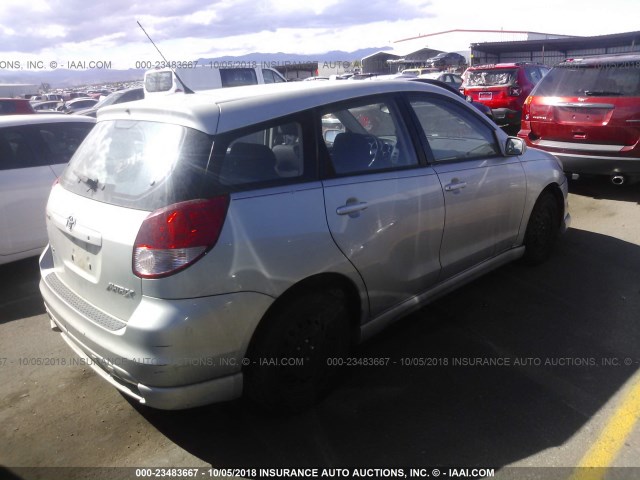 2T1KR32EX3C071242 - 2003 TOYOTA COROLLA MATRIX XR SILVER photo 4