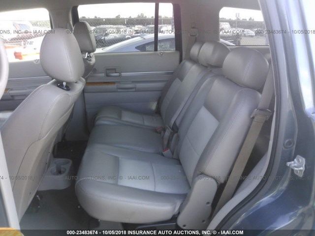 1A8HX58228F114844 - 2008 CHRYSLER ASPEN LIMITED BLUE photo 8