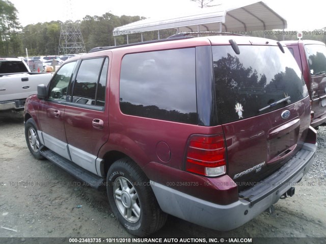 1FMPU16W74LA48471 - 2004 FORD EXPEDITION XLT RED photo 3
