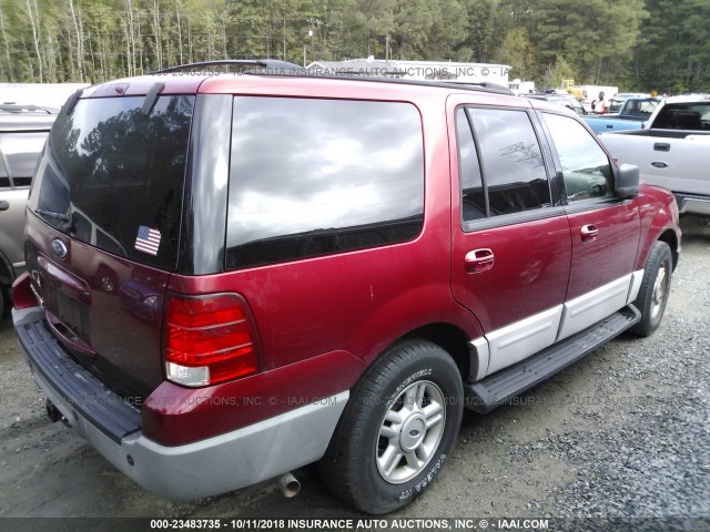 1FMPU16W74LA48471 - 2004 FORD EXPEDITION XLT RED photo 4