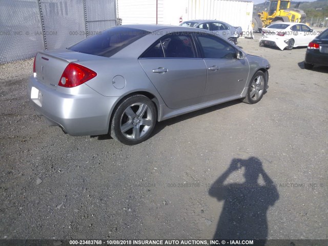 1G2ZM577984162908 - 2008 PONTIAC G6 GXP SILVER photo 4