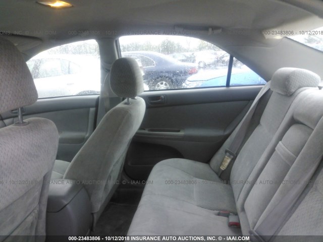 4T1BE32K54U800507 - 2004 TOYOTA CAMRY LE/XLE/SE BLUE photo 8