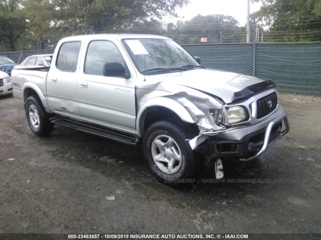 5TEHN72N53Z291962 - 2003 TOYOTA TACOMA DOUBLE CAB 银色 照片 1