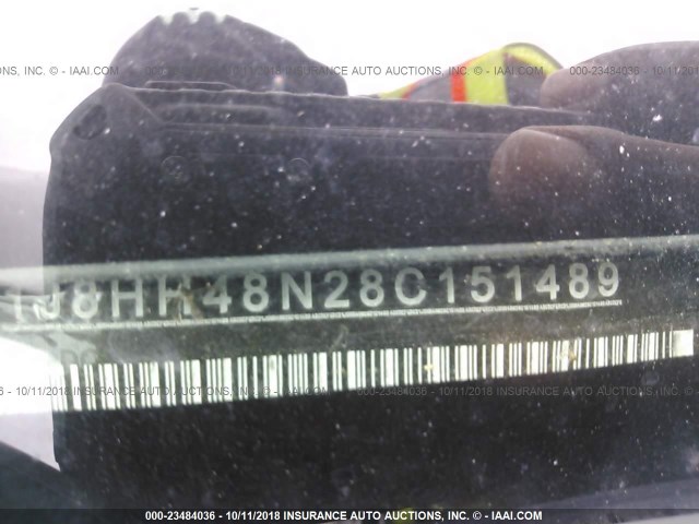 1J8HH48N28C151489 - 2008 JEEP COMMANDER SPORT Շամպայն լուսանկար 9