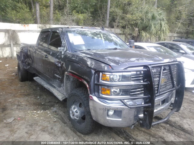 1GC4KZC86GF215486 - 2016 CHEVROLET SILVERADO K3500 LT GRAY photo 1