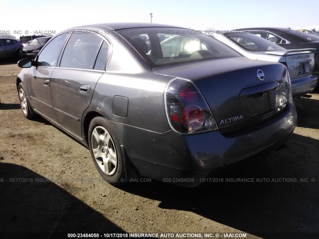 1N4AL11D36N436605 - 2006 NISSAN ALTIMA S/SL GRAY photo 3