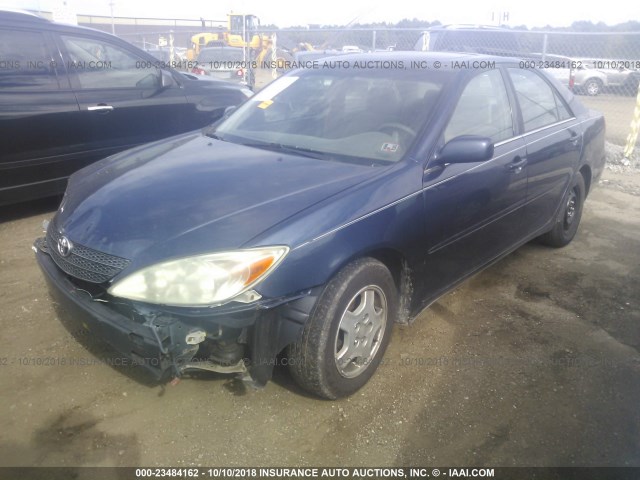 4T1BF30K22U530617 - 2002 TOYOTA CAMRY LE/XLE/SE Көк фото 2