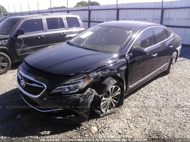 1G4ZN5SS4HU164324 - 2017 BUICK LACROSSE PREFERRED BLACK photo 2