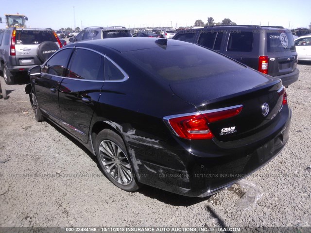 1G4ZN5SS4HU164324 - 2017 BUICK LACROSSE PREFERRED BLACK photo 3