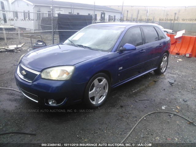1G1ZW631X6F147731 - 2006 CHEVROLET MALIBU MAXX SS Dark Blue photo 2