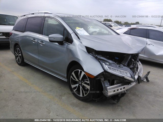 5FNRL6H98JB080252 - 2018 HONDA ODYSSEY ELITE فضي صورة 1