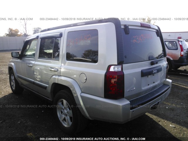 1J8HG48K78C235722 - 2008 JEEP COMMANDER SPORT Ոսկեգույն լուսանկար 3