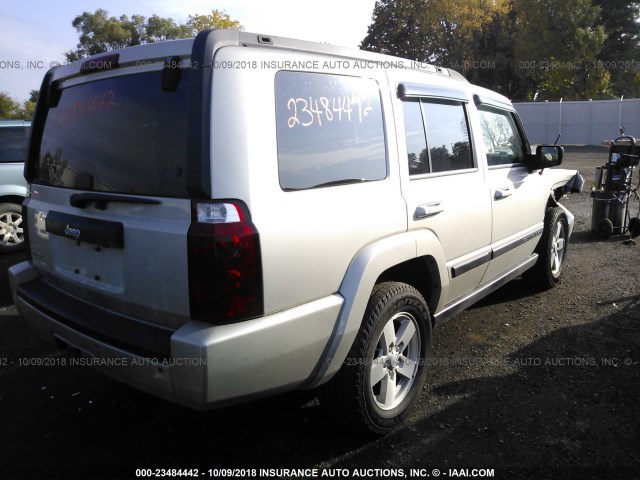 1J8HG48K78C235722 - 2008 JEEP COMMANDER SPORT Ոսկեգույն լուսանկար 4