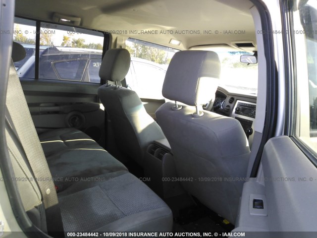 1J8HG48K78C235722 - 2008 JEEP COMMANDER SPORT Ոսկեգույն լուսանկար 8