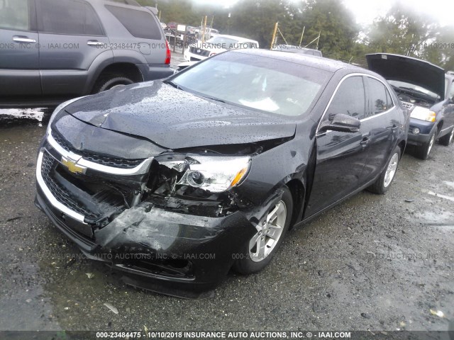 1G11C5SL4FF202225 - 2015 CHEVROLET MALIBU 1LT BLACK photo 2