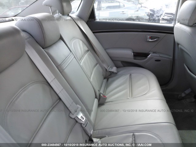 KMHFC46F27A157517 - 2007 HYUNDAI AZERA SE/LIMITED GRAY photo 8